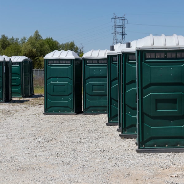 can the event porta potty be customized with branding or logos